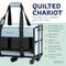 Show in main carousel: Katziela Quilitied Airline Approved Bag Dog & Cat Carrier, 16-in, Blue slide 4 of 9