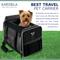 Show in main carousel: Katziela Quilted Companion Dog & Cat Carrier, Black, Large slide 5 of 6