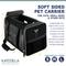 Show in main carousel: Katziela Quilted Companion Dog & Cat Carrier, Black, Small slide 2 of 6