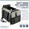 Show in main carousel: Katziela Quilted Companion Dog & Cat Carrier, Grey, Small slide 2 of 6