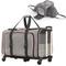 Show in main carousel: Katziela Rolling Rover Airline Approved Bag Dog & Cat Carrier, 18-in, Gray & Pink slide 1 of 10