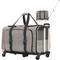 Show in main carousel: Katziela Rolling Rover Airline Approved Bag Dog & Cat Carrier, 18-in, Gray & Pink slide 8 of 10