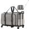 Show in main carousel: Katziela Rolling Rover Airline Approved Bag Dog & Cat Carrier, 18-in, Gray & White slide 9 of 11