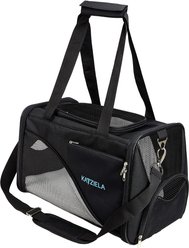 Katziela Safari Sleeper Dog & Cat Carrier, Black