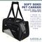 Show in main carousel: Katziela Safari Sleeper Dog & Cat Carrier, Black slide 2 of 7