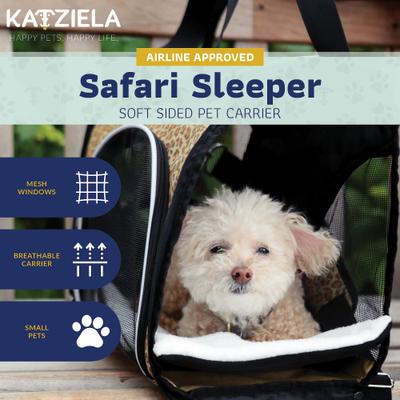Show full view: Katziela Safari Sleeper Dog & Cat Carrier, Green slide 7 of 8