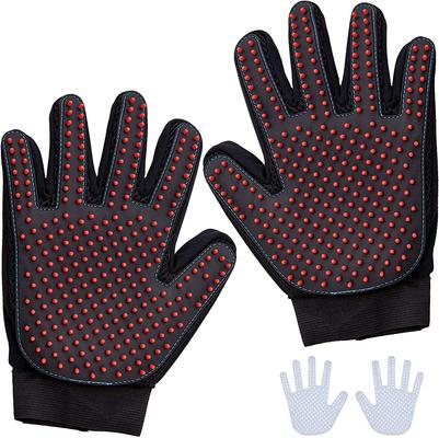 Show full view: Katziela Silicone Dog Grooming Glove, Black slide 2 of 8