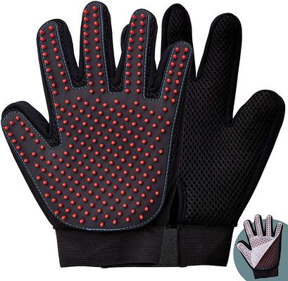 Show full view: Katziela Silicone Dog Grooming Glove, Black slide 3 of 8
