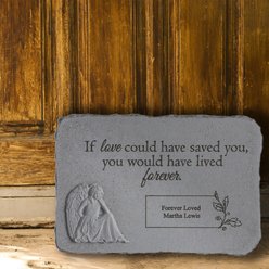 Kay Berry If Love Could Have Saved You Angel Personalized Pet Memorial Stone slide 2 of 2