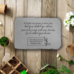 Kay Berry It Broke My Heart Personalized Pet Memorial Stone slide 2 of 2