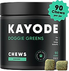 Kayode Canine NutriGreens Chews Vitamin & Probiotic Supplement for Dogs, 90 count