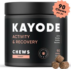 Kayode Joint & Recovery Trout Flavored Chews Joint & Muscle Supplement for Dogs, 90 count