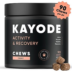 Kayode Joint & Recovery Trout Flavored Chews Joint & Muscle Supplement for Dogs, 90 count