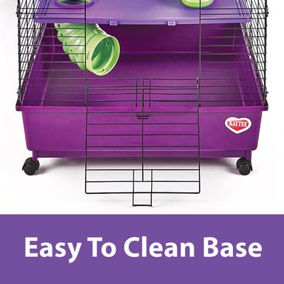 Show full view: Kaytee 2x2 Multi-Level Habitat with Removable Casters Small Animal Habitat slide 3 of 9