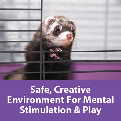 Show full view: Kaytee 2x2 Multi-Level Habitat with Removable Casters Small Animal Habitat slide 6 of 9