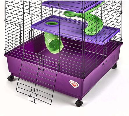 Show full view: Kaytee 2x2 Multi-Level Habitat with Removable Casters Small Animal Habitat slide 7 of 9