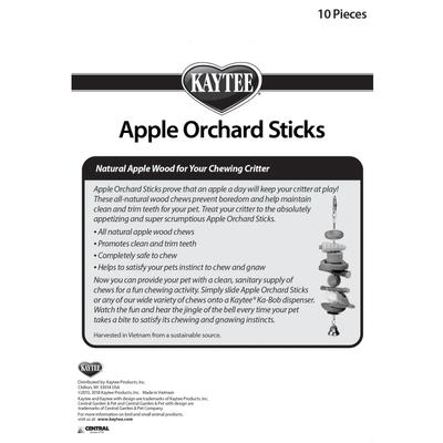 Show full view: Kaytee Apple Orchard Sticks Small Animal Treats, 10 count slide 5 of 10