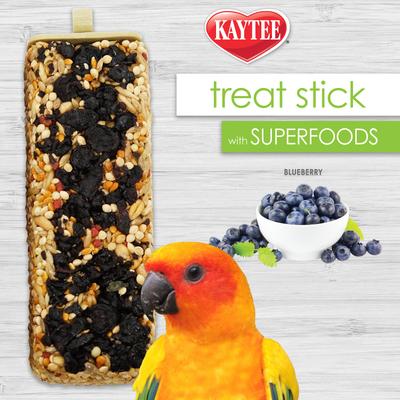 Show full view: Kaytee Avian Superfood Treat Stick Blueberry Bird Treat, 5.5-oz bag slide 3 of 11
