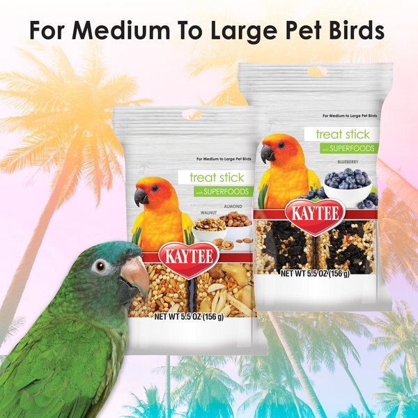 Kaytee Avian Superfood Treat Stick Blueberry Bird Treat, 5.5-oz bag