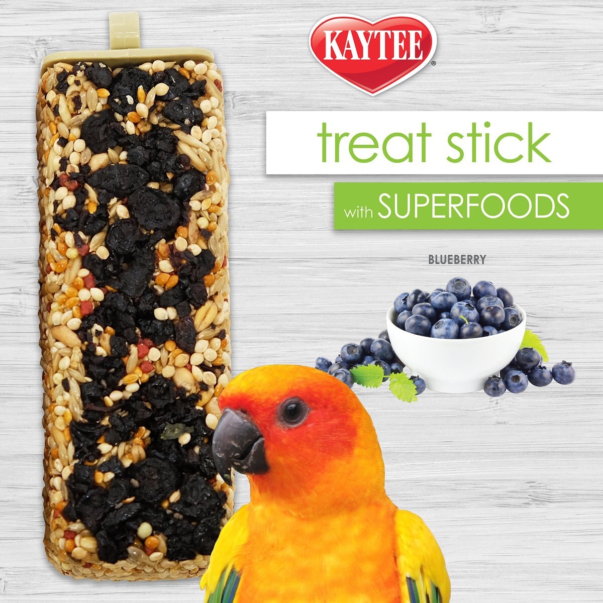 Kaytee Avian Superfood Treat Stick Flax Bird Treat, 5.5-oz bag