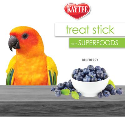 Show full view: Kaytee Avian Superfood Treat Stick Blueberry Bird Treat, 5.5-oz bag slide 7 of 11