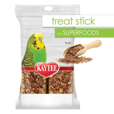 Show full view: Kaytee Avian Superfood Treat Stick Flax Bird Treat, 5.5-oz bag slide 3 of 9
