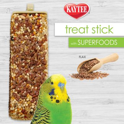 Show full view: Kaytee Avian Superfood Treat Stick Flax Bird Treat, 5.5-oz bag slide 5 of 9