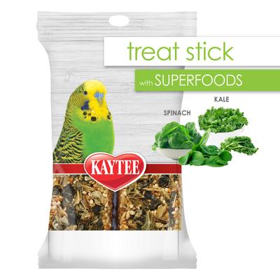 Show full view: Kaytee Avian Superfood Treat Stick Spinach & Kale Bird Treat, 5.5-oz bag slide 3 of 8