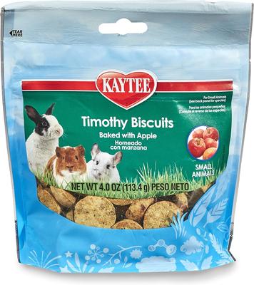 Show full view: Kaytee Baked Apple Timothy Biscuit Small Animal Treats, 4-oz bag slide 9 of 11