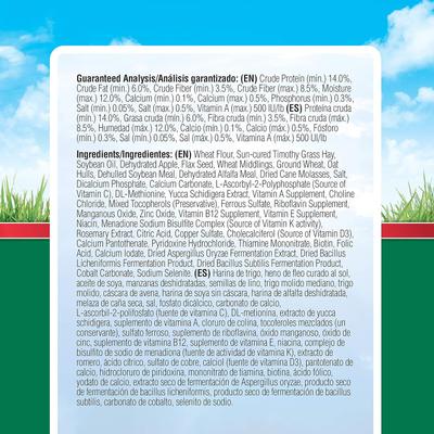 Show full view: Kaytee Baked Apple Timothy Biscuit Small Animal Treats, 4-oz bag slide 3 of 11