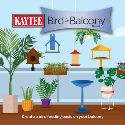 Show full view: Kaytee Bird & Balcony Blend Finch, Sparrow & Dove Bird Food, 5-lb bag slide 6 of 9