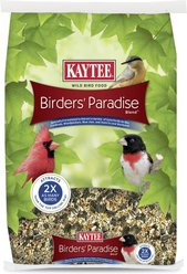 Kaytee Birders' Paradise Blend Sunflower, Safflower & Peanuts Songbird Wild Bird Food, 16-lb bag