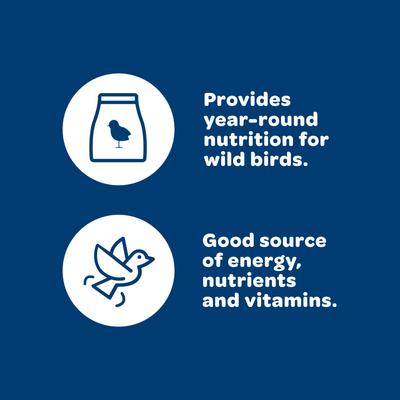 Show full view: Kaytee Birders' Paradise Blend Sunflower, Safflower & Peanuts Songbird Wild Bird Food, 16-lb bag slide 3 of 11