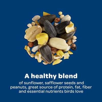 Show full view: Kaytee Birders' Paradise Blend Sunflower, Safflower & Peanuts Songbird Wild Bird Food, 8-lb bag slide 7 of 11