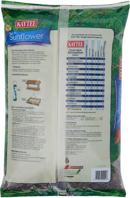 Show full view: Kaytee Black Oil Sunflower Bird Food, 10-lb bag slide 2 of 10