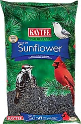 Kaytee Black Oil Sunflower Bird Food, 5-lb bag