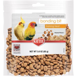 Kaytee Bonding Bits Peanut Butter Flavored Bird Training Treats, 3-oz bag