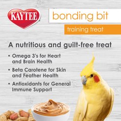 Kaytee Bonding Bits Peanut Butter Flavored Bird Training Treats, 3-oz bag slide 2 of 6