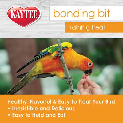 Show full view: Kaytee Bonding Bits Peanut Butter Flavored Bird Training Treats, 3-oz bag slide 4 of 6