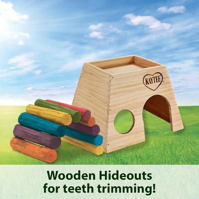 Show full view: Kaytee Chin-Hut Small Pet Hideout, 7.75-in slide 6 of 9