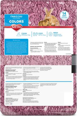 Show full view: Kaytee Clean & Cozy Colors Small Pet Bedding, Plum, 49.2-L slide 8 of 10