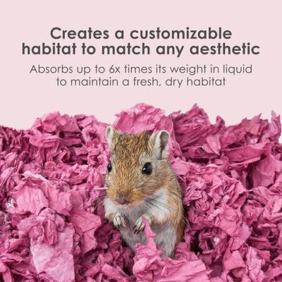 Show full view: Kaytee Clean & Cozy Colors Small Pet Bedding, Plum, 49.2-L slide 3 of 10