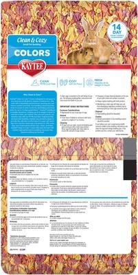 Show full view: Kaytee Clean & Cozy Colors Small Pet Bedding, Sunset, 24.6-L slide 8 of 10