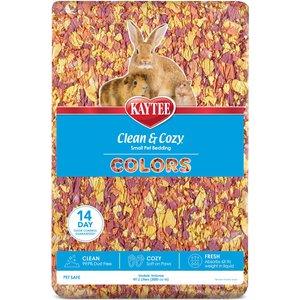 Kaytee Clean & Cozy Colors Small Pet Bedding, Sunset, 49.2-L