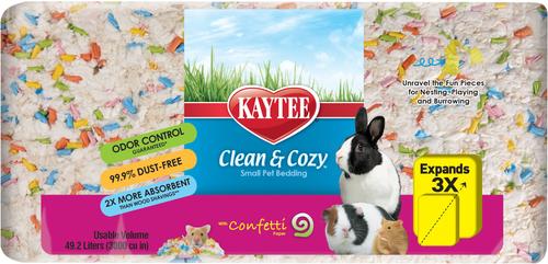 Show full view: Kaytee Clean & Cozy Confetti Small Pet Bedding, 49.2-liters slide 9 of 12