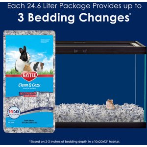 Kaytee Clean & Cozy Extreme Odor Control Small Animal Bedding, 24.6-L