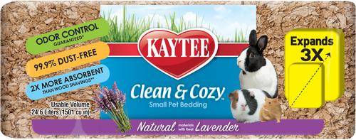 Show full view: Kaytee Clean & Cozy Lavender Natural Small Pet Bedding, 24.6-litters slide 7 of 9