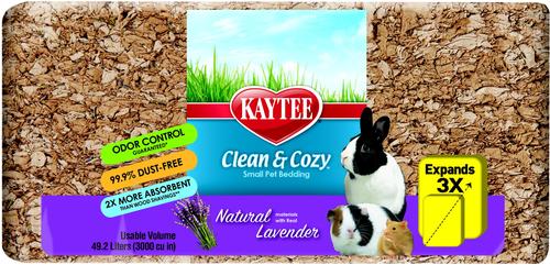 Show full view: Kaytee Clean & Cozy Lavender Natural Small Pet Bedding, 49.2-litters slide 8 of 9