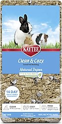 Kaytee Clean & Cozy Natural Paper with Extreme Odor Control Small Pet Bedding, Brown, 24.6-L