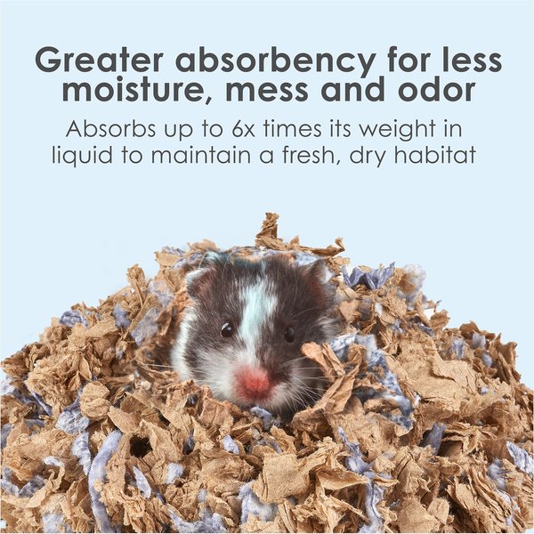 Show full view: Kaytee Clean & Cozy Natural Paper with Extreme Odor Control Small Pet Bedding, Brown, 24.6-L slide 4 of 11
